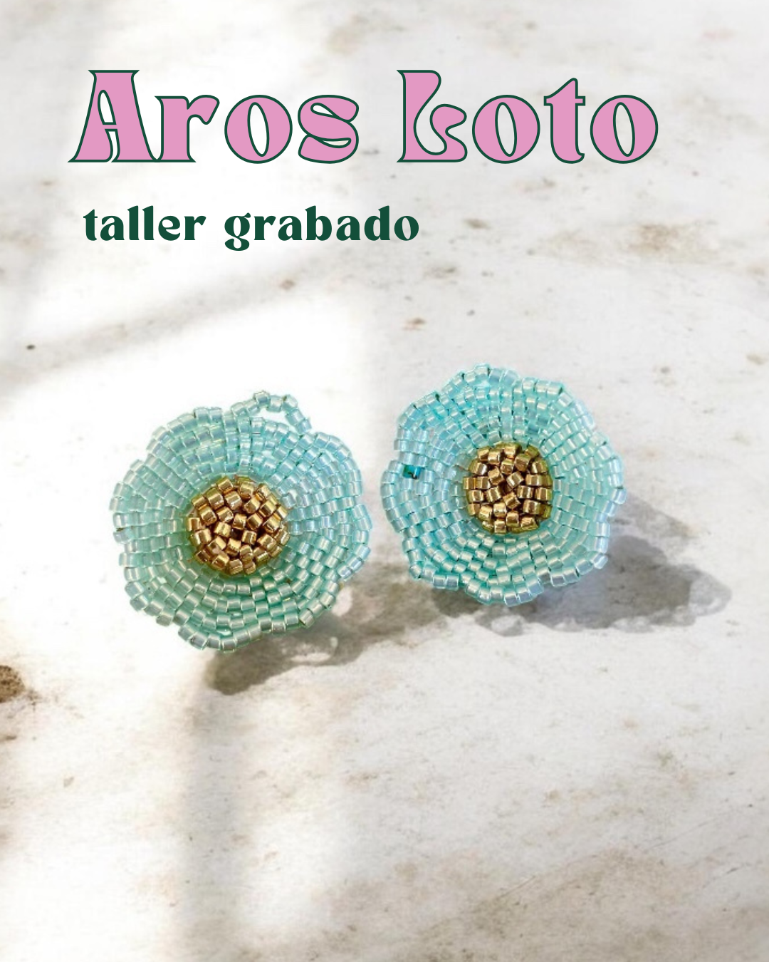 Aros Flor loto (No incluye materiales)
